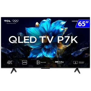 Smart TV TCL QLED 65" 4K Wi-Fi Android TV 65P7K
